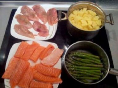 Pratos de dieta cetogénica