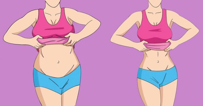perder graxa da barriga antes e despois